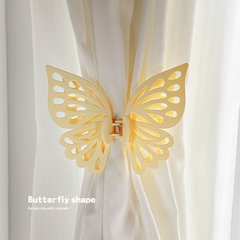 Home Living Room Bedroom Room Curtain Holder New Home Decoration Good Things Bow Curtain Clip Grabber