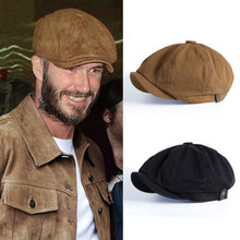 帽子女春夏季鸭舌前进帽韩版潮男士英伦复古报童八角帽画家贝雷帽