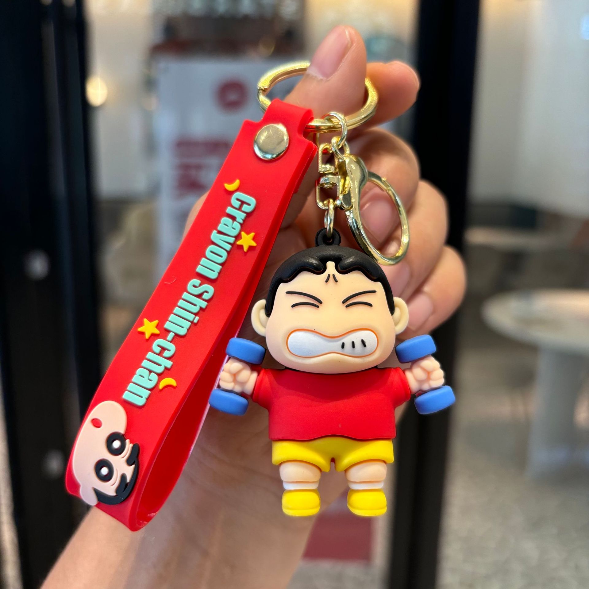 Nuevo crayón pequeño nuevo colgante de llavero muñeca de verano pequeño regalo accesorios llavero al por mayor