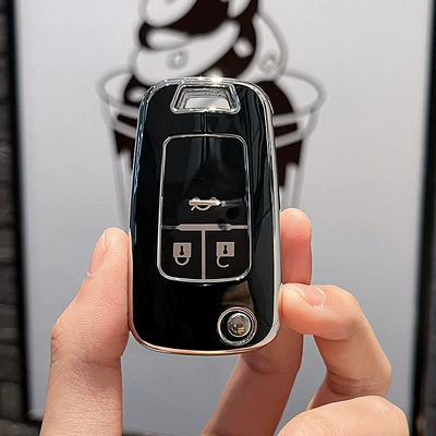Car key bag: Mai Rui Bao Cruze - chevrolet-b-old-model-single-shell-black