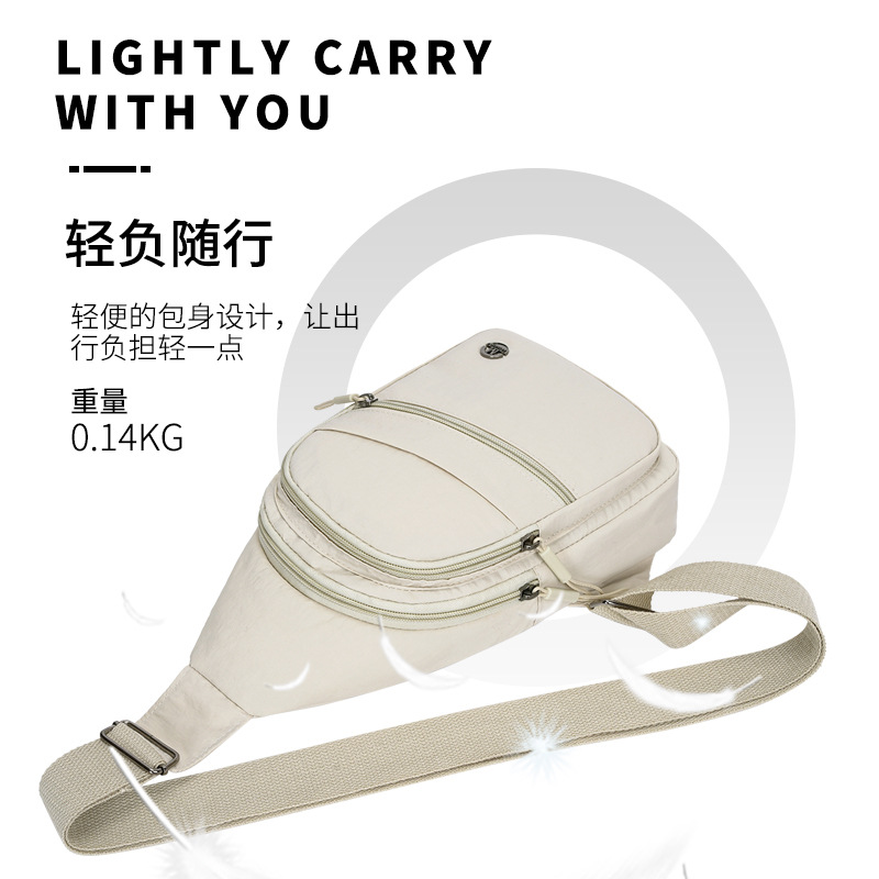 Nuevo bolso de pecho de moda para mujeres, estilo coreano, bolso de pecho de hombro único, mochila de viaje casual, mochila deportiva, mochila de moda