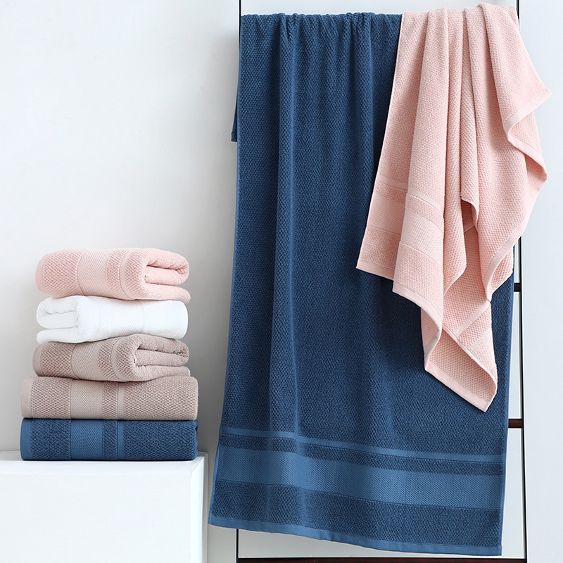 Pure Cotton Bath Towel Five-star Hotel Large Bath Towel Adult Thickened Large Number Absorbent No lint 100% Cotton Soft