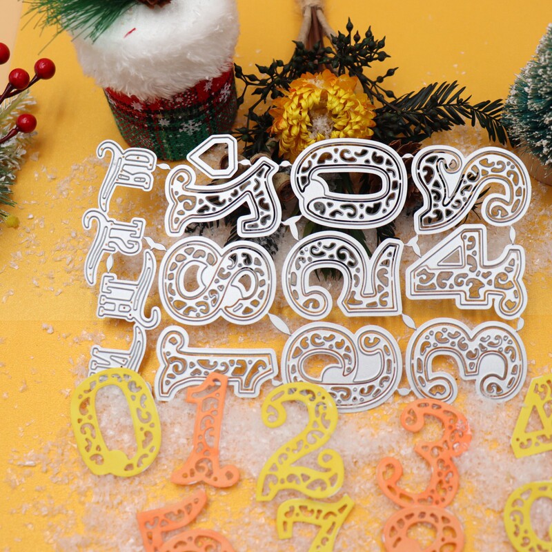 Alphanumeric Cutting Die DIY Embossing Die Carbon Steel Mold Scrapbook Embossing Mold Cutting Die