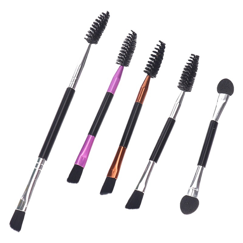 Manufacturer's Supply Crystal Eyelash Dual-Purpose Brush, Colorful Crystal Rod Eyelash Brush, Eyebrow Brush, Beauty Tools, Eyelash Comb
