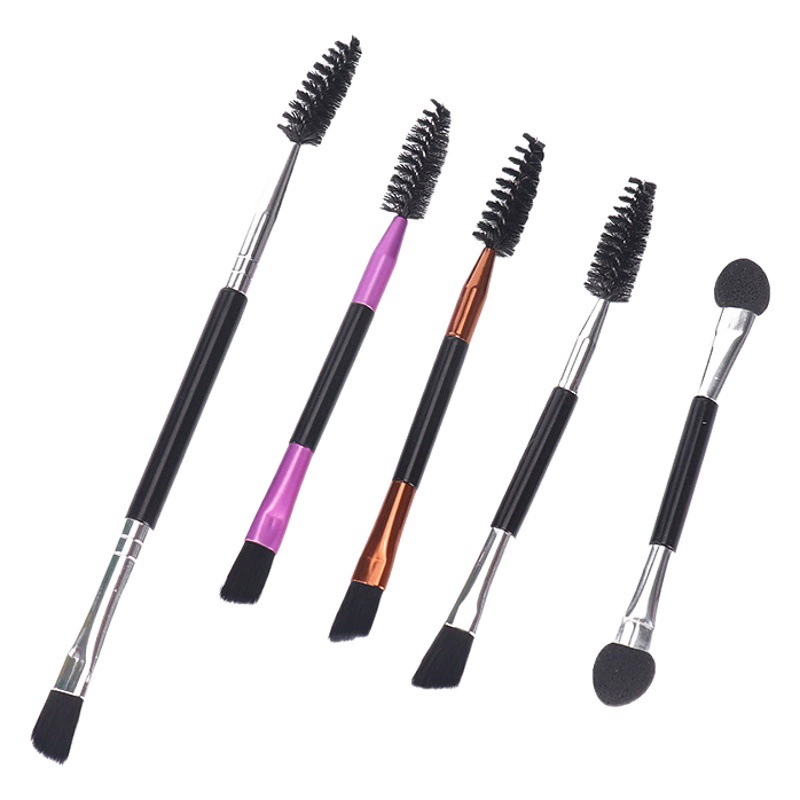 Поставка производителя: кристальная двусторонняя кисть для ресниц, красочная кисть для ресниц с кристаллическим стержнем, кисть для бровей, инструмент для красоты, расческа для ресниц