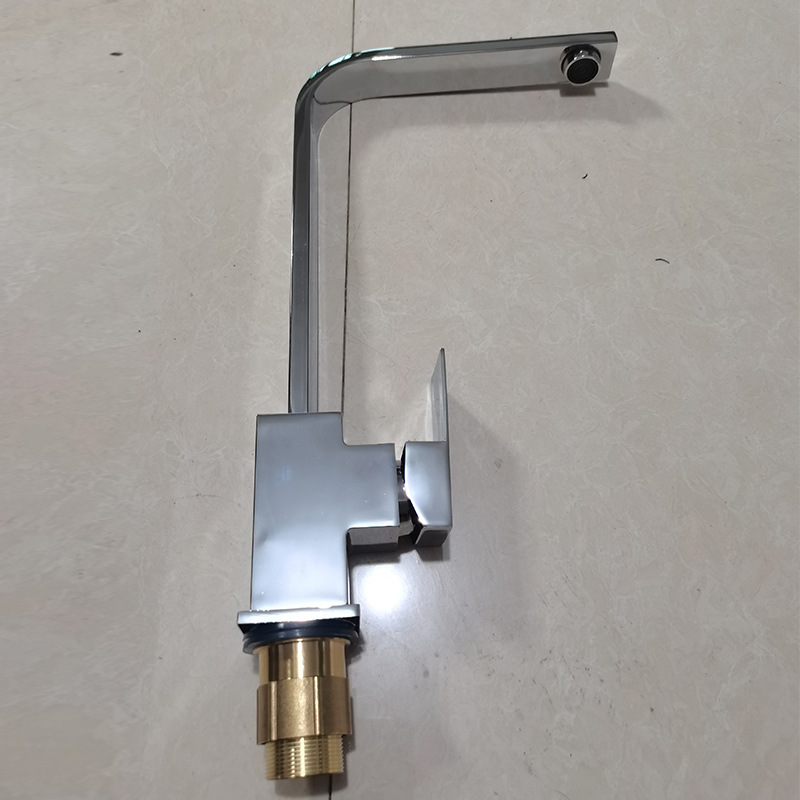 Grifo Monomando Giratorio para Fregadero de Cocina de Aleación de Zinc para Agua Fría y Caliente
