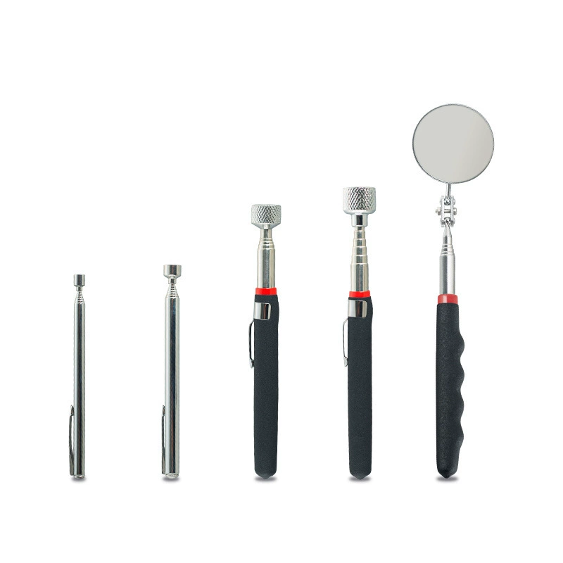 3,5-фунтовый поворотный магнитный пикап магнитный телескопический железный стержень удлинитель инструмент для ремонта автомобилей квадратное зеркало круглое зеркало