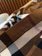 Shenzhen Nanyou High Version Women's Clothing European Style bbr Classic Plaid dress Zipper Sleeveless Plaid A- line Shirt Dress