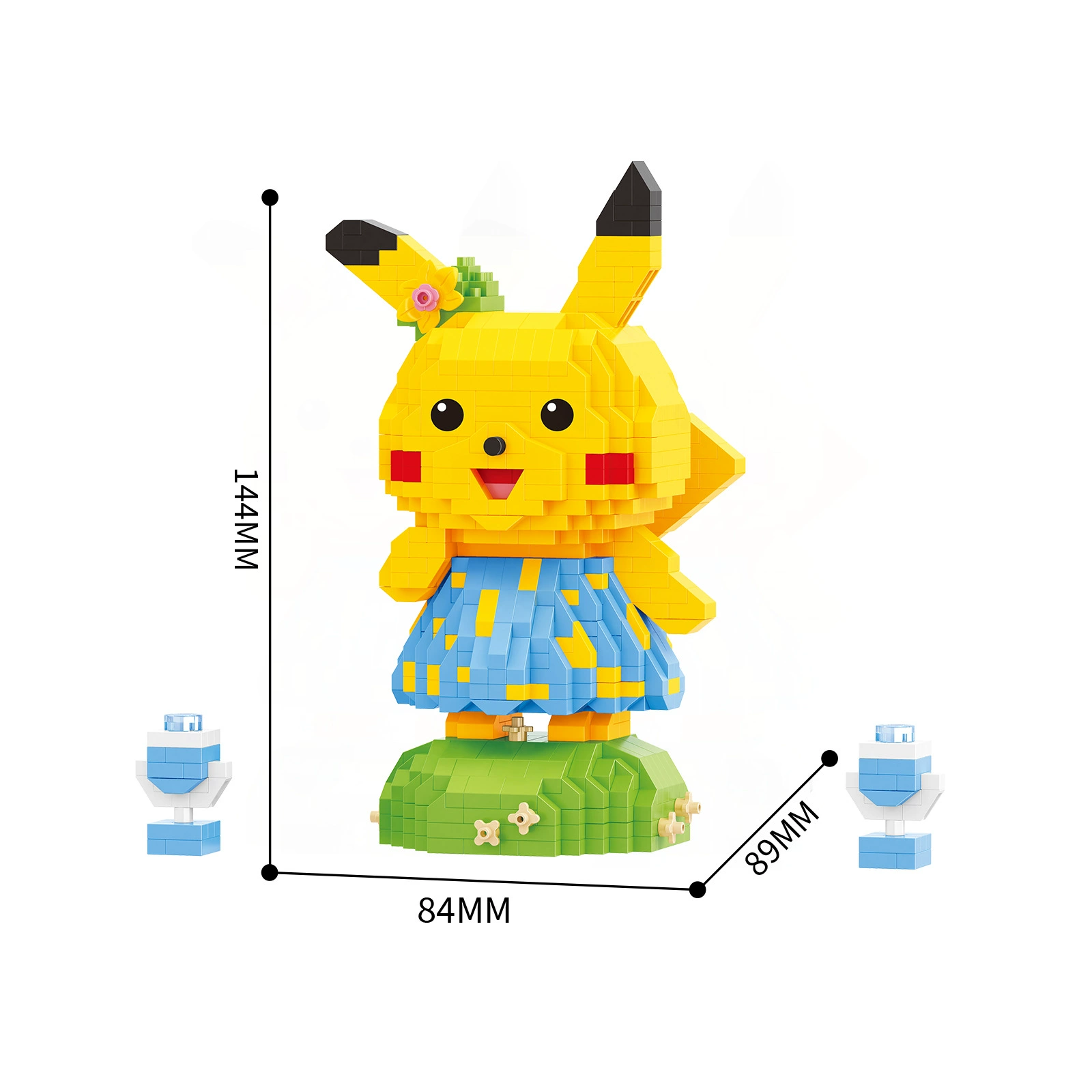 Cartoon doll, constructor, toy for men and women, girl's gift