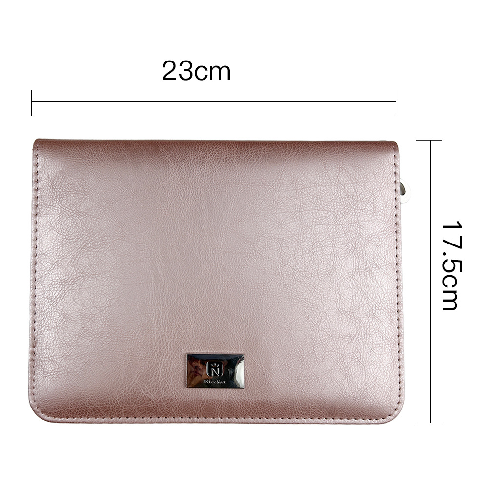 Herramientas de tejido transfronterizas de alúmina de agujas rectas bicolores agujas de suéter de doble punta un conjunto de 11 pagado por 5 conjuntos