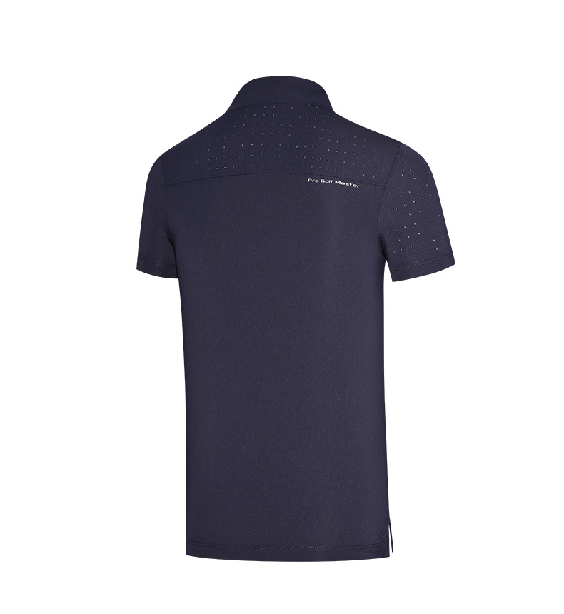 Áo thun golf trẻ em PGM tay ngắn hút ẩm, form thể thao thoải mái — YF595-màu đỏ, YF595-màu xanh nước biển, YF595-màu trắng, KUZ159-màu xanh hải quân chi tiết 18