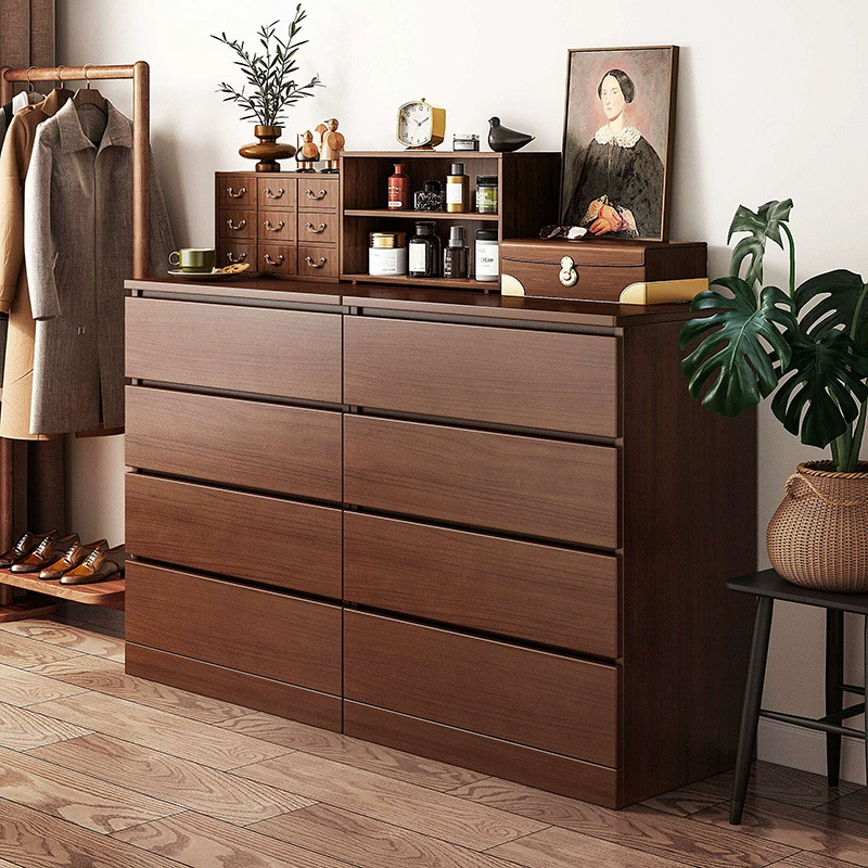 Шкаф для хранения ящика типа орехового дерева