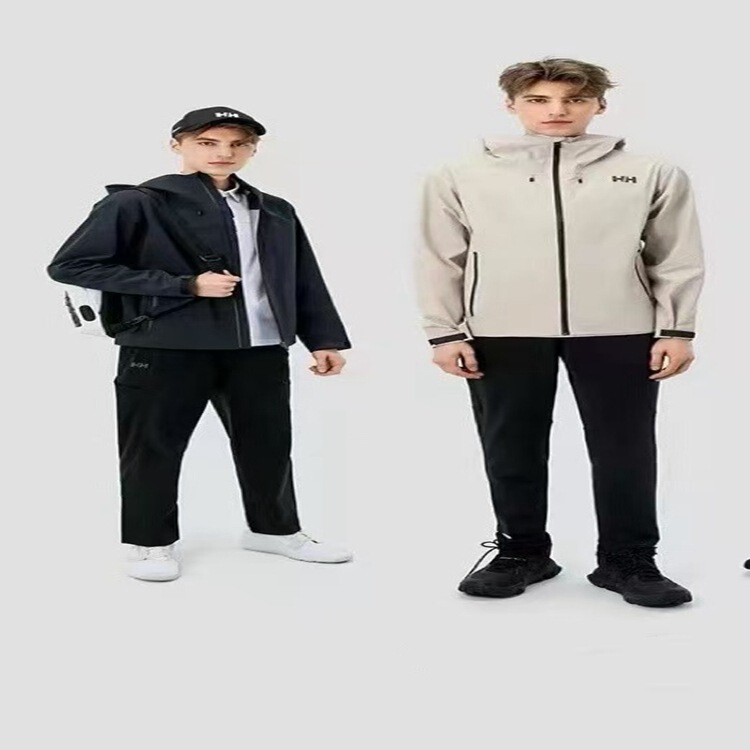 Hh Hailijia's New Spring Couple's Style High-End Business Windproof Softshell Jacket with Seamless Edge Stitching and Rubberized Seams