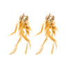 Fashionable metal long trend advanced earrings, European style, high-quality style, boho style