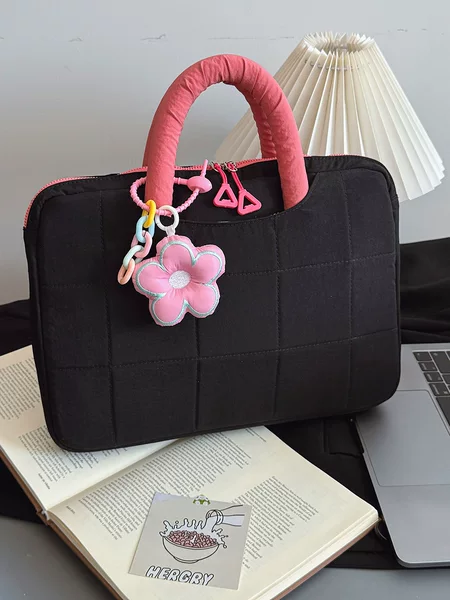 Korean Style New Style Small Fresh Style Laptop Bag for Women's Office Work Wear Flat-panel iPad Storage Handbag