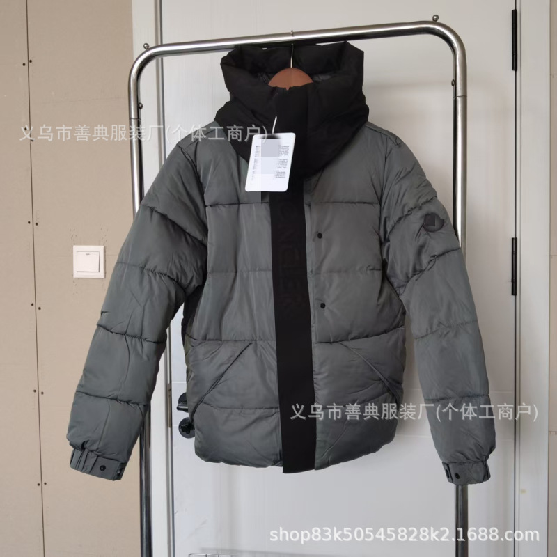 新款高品质羽绒服黑武士蒙家潮牌连帽保暖加厚情男女款冬季面包服|undefined