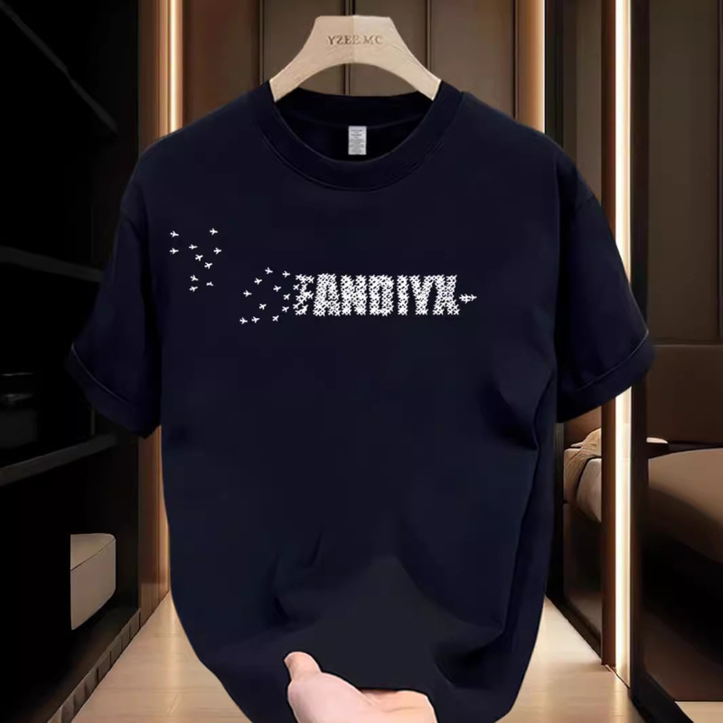 2025 New Century Fisherman Warrior Workplace Short Sleeve Fun Versatile Printed T-Shirt Men's Trendy T-Shirt