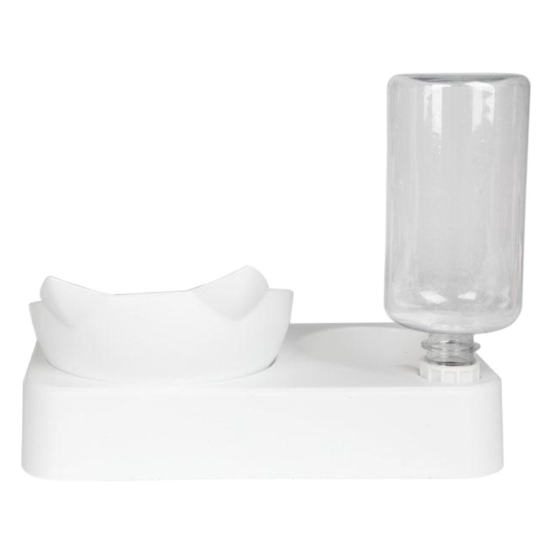 Protección del cuello del animal doméstico fuente de agua potable renovación automática doble tazón perro tazón gato tazón perro fuente de bebida automática gato beber artefacto