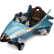 儿童卡通飞机充电电动车童车四轮宝宝汽车可坐电动汽车玩具车