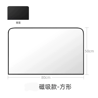 Car curtains Privacy Curtain Magnetic Car Window - one-side-black-one-side-silver-10-magnets-one-piece-in-the-back-row