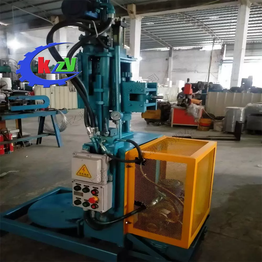 立式半自动废油桶切割机 桶内残余立式开盖机 小型油桶剪切分解机