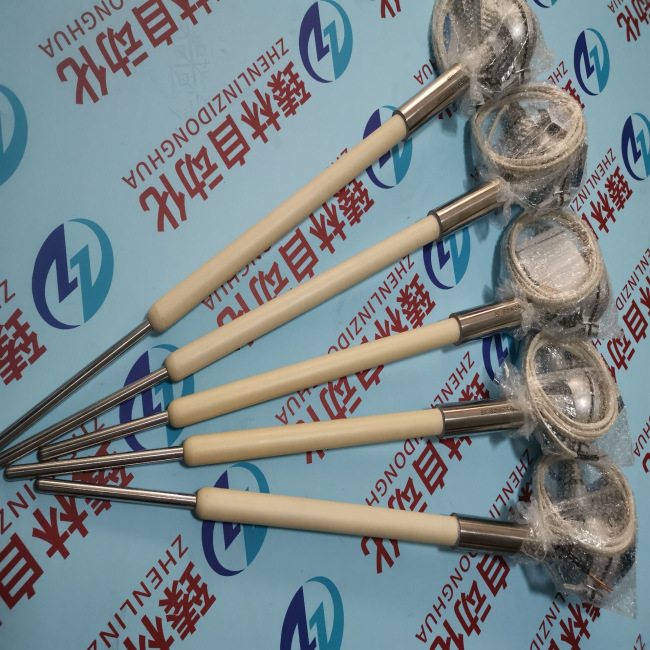 玻璃纤维铂金套管热电偶 光电玻璃测温用