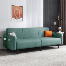 小户型科技布沙发出租房客厅公寓简约轻奢现代懒人布艺折叠沙发床