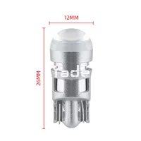 Автомобильный светодиодный маленький фонарь T10 3030 1smd подсветка с линзой сфокусирован лампа для чтения X20