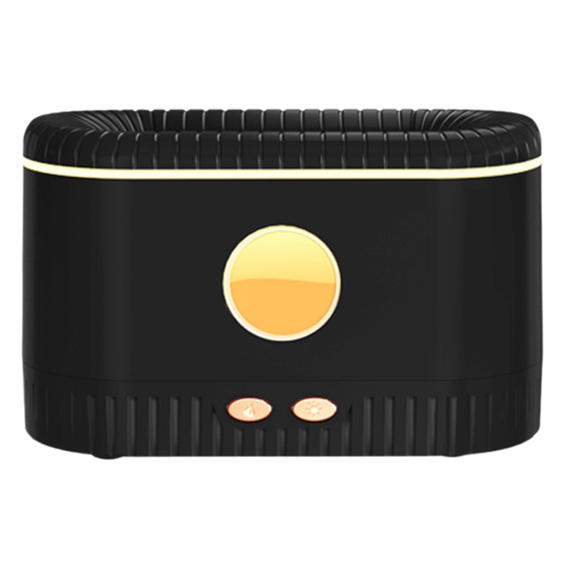 Transfronterizo nuevo colorido llama máquina de aromaterapia hogar dormitorio ultrasónico fragancia aerosol automático aceite esencial máquina de aromaterapia