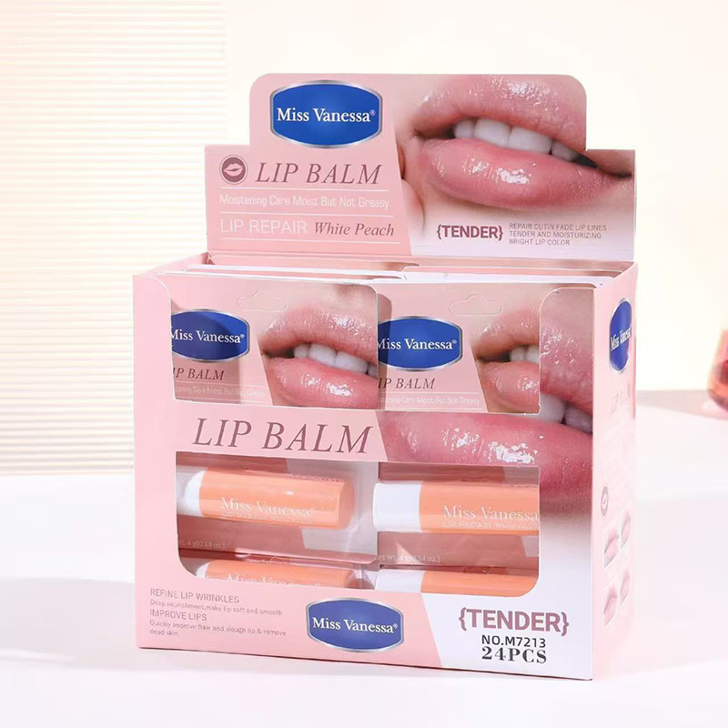 [Solo para exportación / transfronterizo] MissVanessa New Vaseline Lip Balm Hydrating Lip Balm Portable
