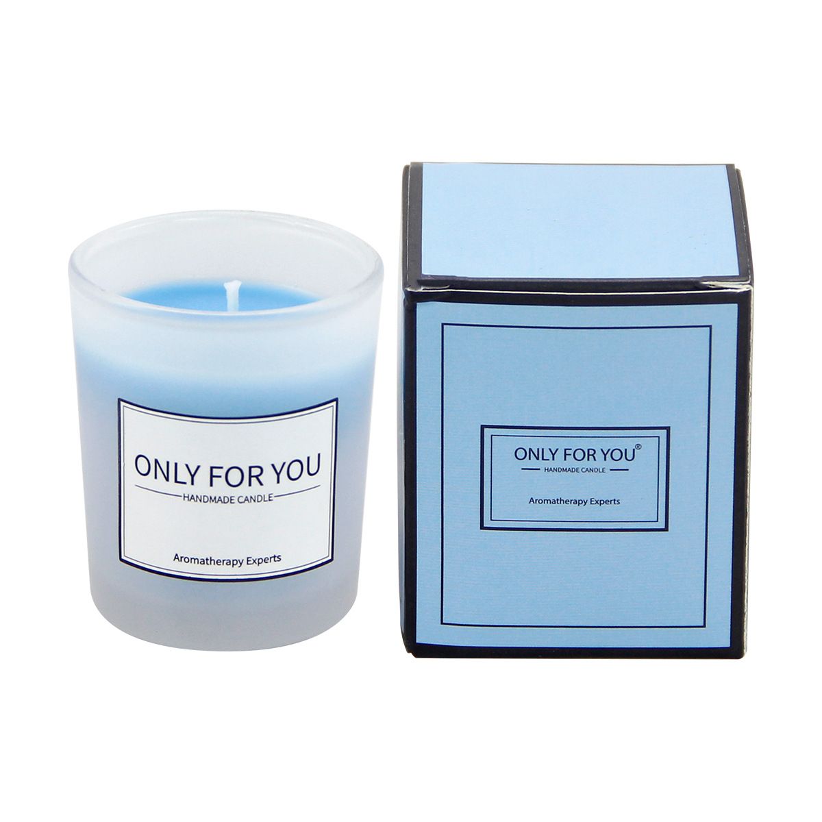 Lavendel aromaterapi duftlys i voks 50g lilla til hjemmet_voghion.com