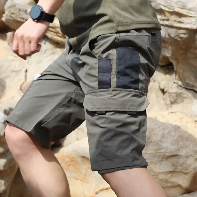 New Style Shorts, Sports Tactical Shorts, Outdoor Wear-Resistant Mountaineering and Cycling Training Multi-Pocket Summer Loose Shorts