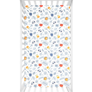 Customized Children's Bedspread Amazon Jungle Design North American Baby Fitted Bed Sheets Male and Female Baby Bedding Baby