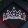 Golden purple diamond