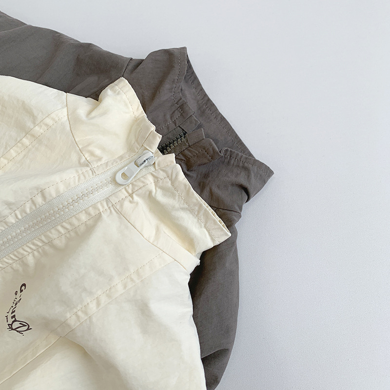 Casual Fan Hombres y bebés chaquetas coreanas otoño nuevo abrigo para niños niños retro chaquetas de moda japonesas