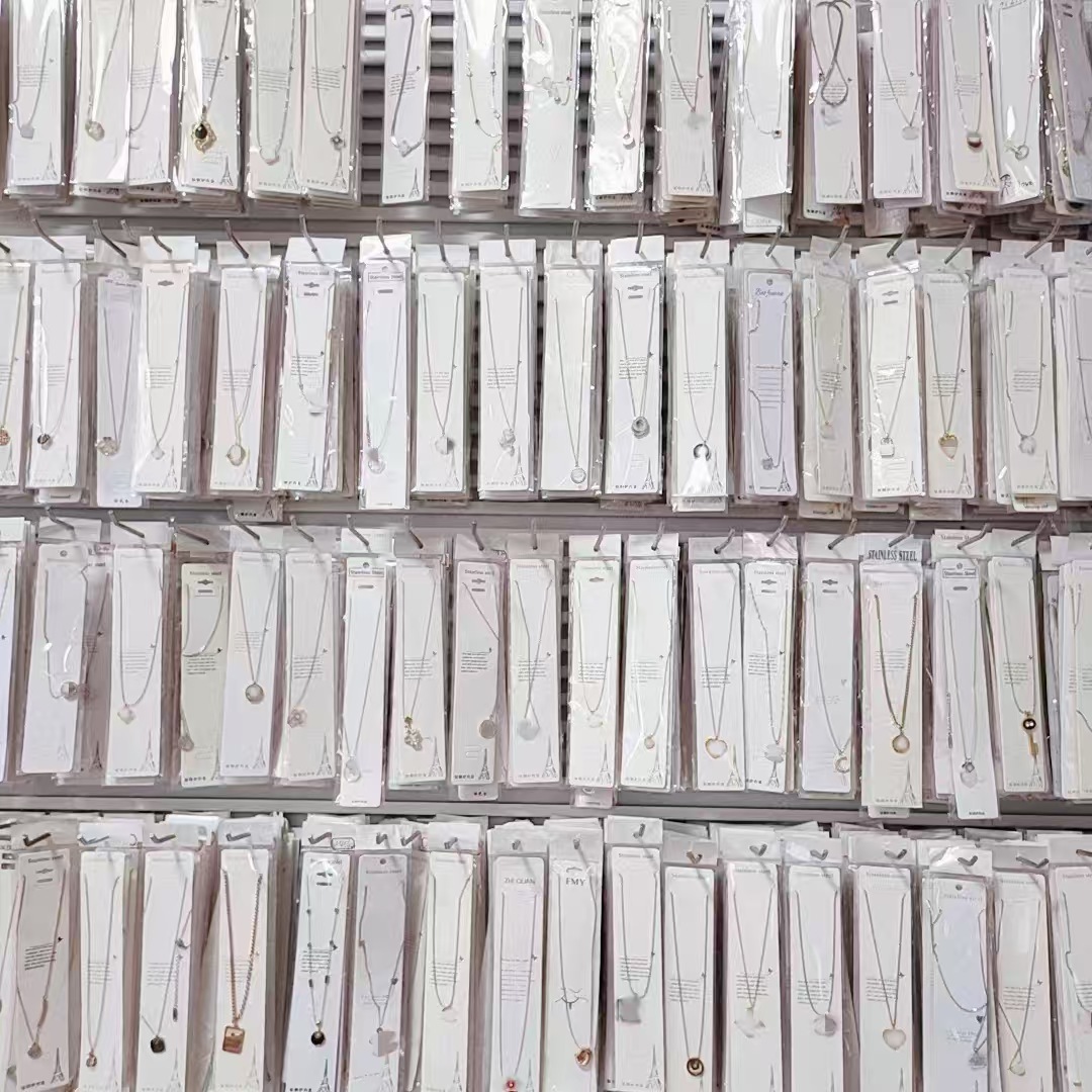 新款特价韩版爆款时尚高品质 三色混批项链女饰品厂家直销