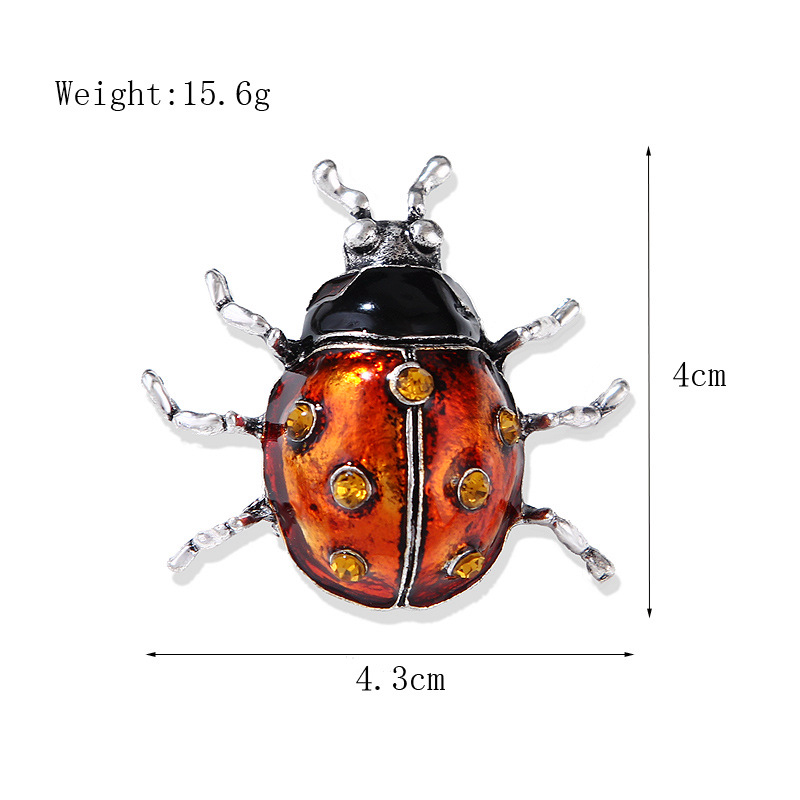 smalto sette stelle coccinella spilla abito femminile spilla moda temperamento colletto cardigan fibbia retro corpetto accessori_voghion.com