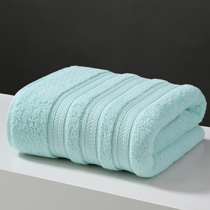 Serviette extra épaisse 180 g, 40 x 76 cm, idéale pour le lavage du visage et l'usage domestique, en pur coton. Vente en gros transfrontalière._voghion.com