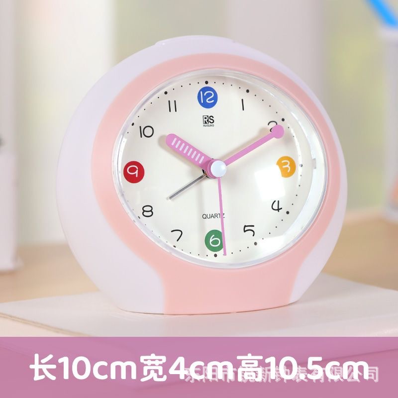 Fábrica directa para estudiantes de despertar artefactos para niños niñas estudiantes de secundaria dormitorio de aprendizaje reloj de escritorio oscilante