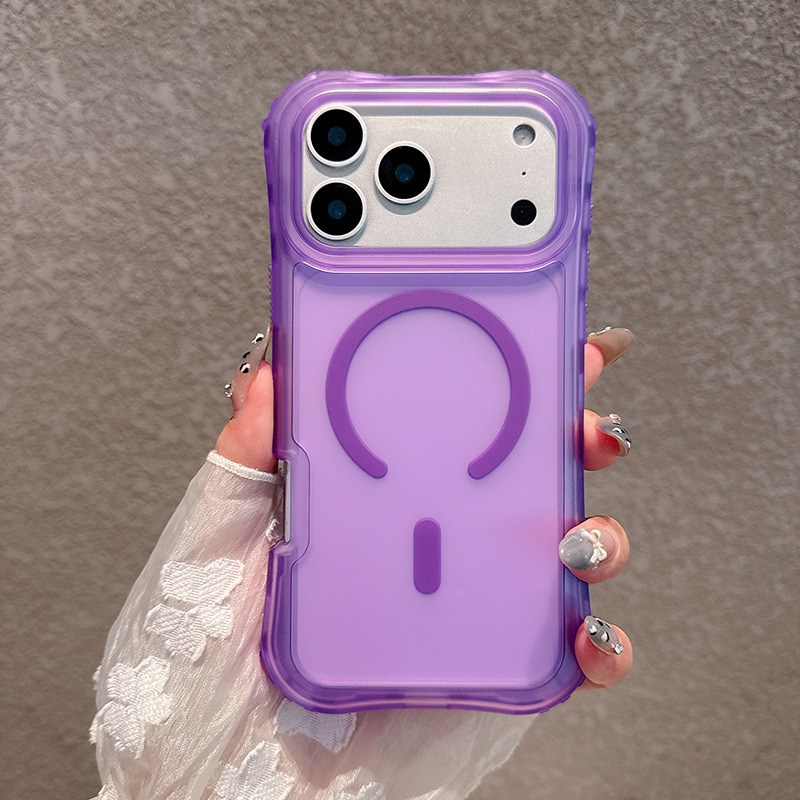 IP17PROMAXに適した新しい肌のような質感のケース、磁気ウエストベルト、3-in-1 N52強力磁石、ストラップ、落下防止、マルチカラー|undefined