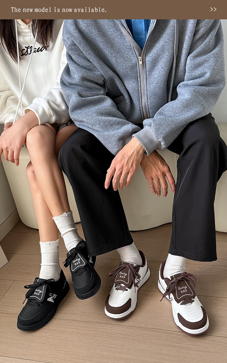 Giày sneaker nữ chạy bộ mesh thoáng khí phong cách thể thao — 522 Đen Đêm chi tiết 3