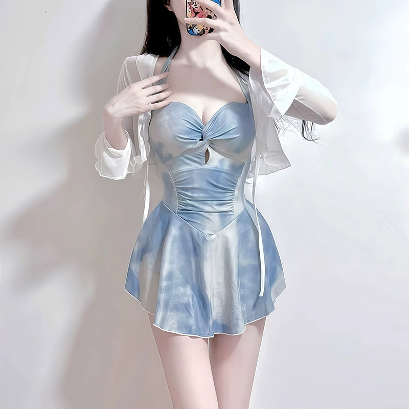 Купальный костюм женский 2025 новый взрывной летний премиум-sim тонкий консервативный сватовство