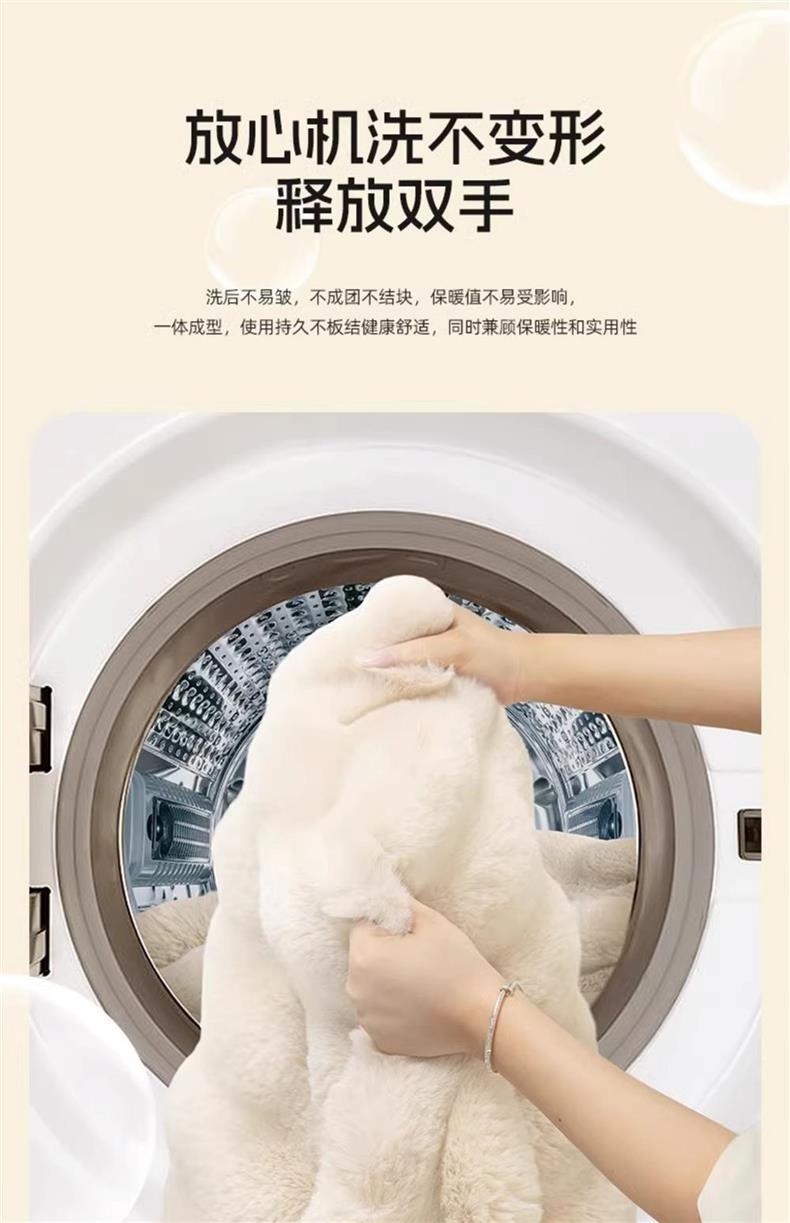 Cream-Style Carpet, Living Room Bubble Velvet Rabbit Fur Floor Mat, Home Bedroom Thick Plush Bedside Rug, Balcony Cushion