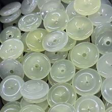 岫玉平安扣厂家现货批发吊坠情侣儿童挂件招财玉器玉石项链玉佩