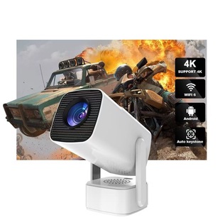 Overseas Version of Smart Hy800 Audio Projector 4K Android Electric Focus High-Definition Projection Screen Home Projector