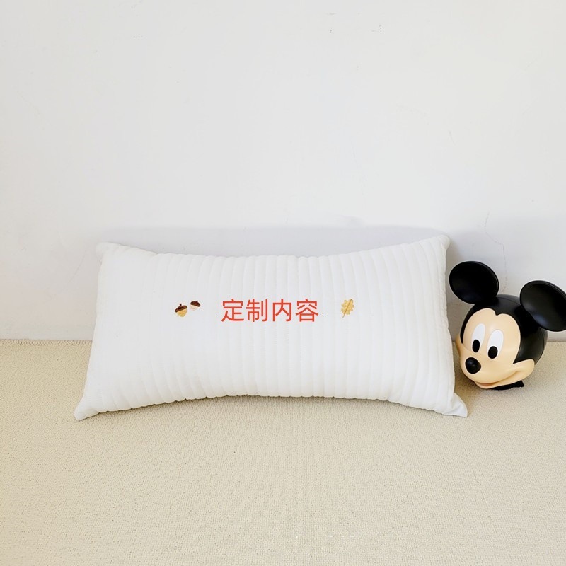 Ins韓系子供キルティング抱き枕刺繍可能な名前赤ちゃん衝突防止ベッド囲い枕快適クッション|undefined