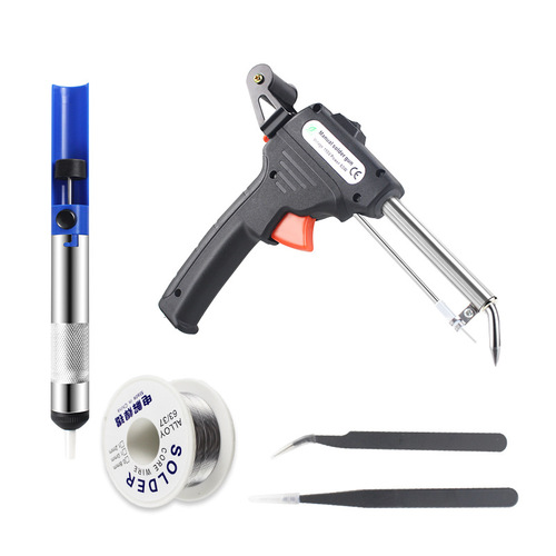 Cross-border hot selling handheld constant temperature soldering gun 60W external heating manual soldering electric soldering iron automatic soldering gun factory
