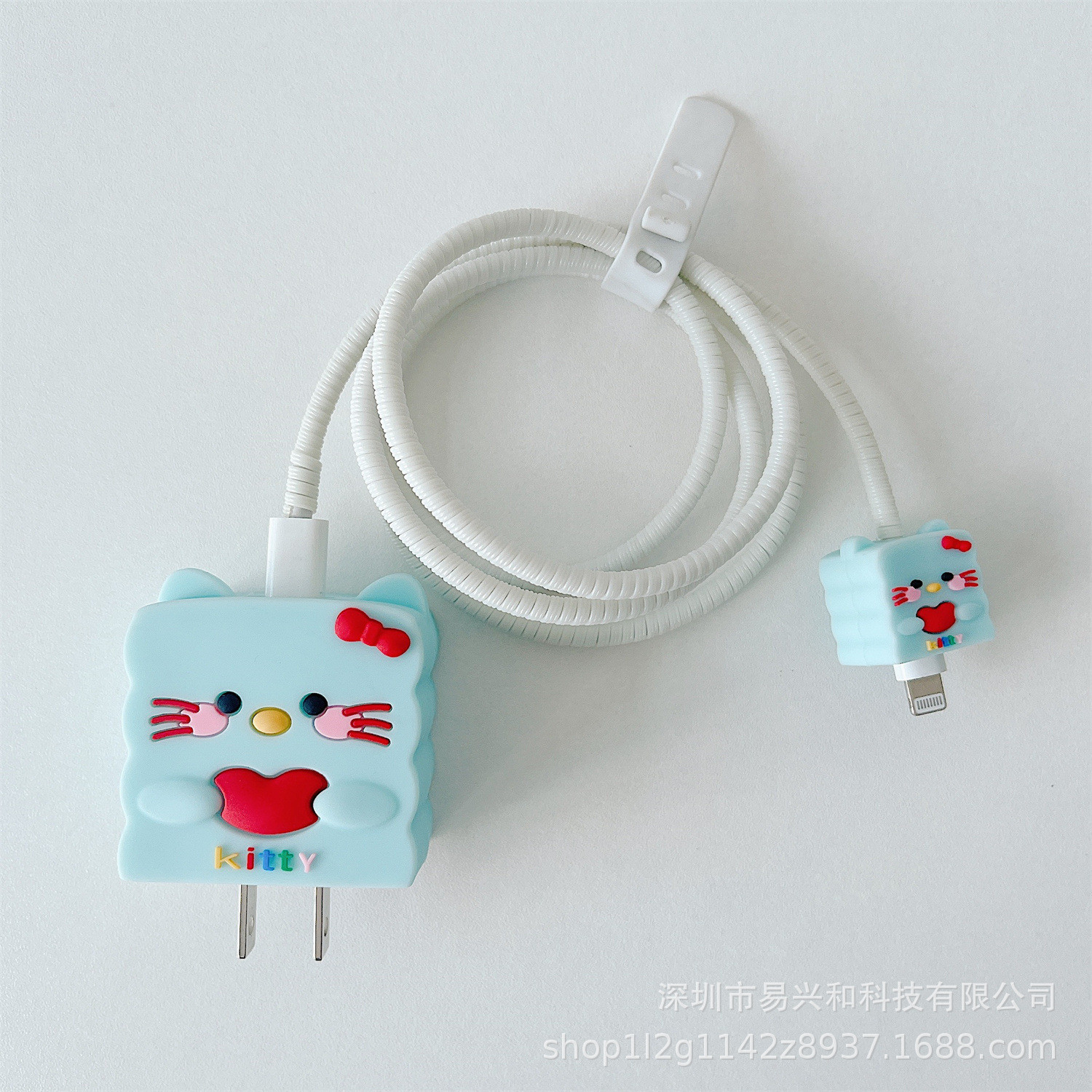 Aplicable Apple 18W / 20W cargador de cabeza de cubierta cargador de cubierta de cable de datos cubierta de 4 piezas al por mayor