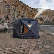 wildland秋野地冬钓保暖防寒加厚钓鱼屋防风户外露营冰钓冬季帐篷