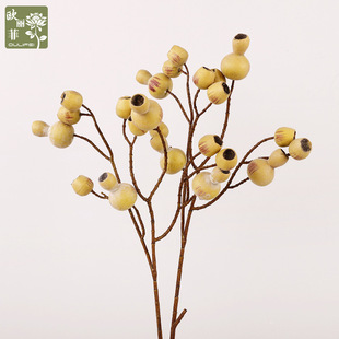 High-grade Retro Simulation Christmas Berry Plastic Sweet Sweet Mule Fake Flower Indoor Flower Ornamental Nordic Simulation Decoration Tobacco Pipe Fruit